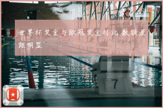 世界杯奖金与欧冠奖金对比 数额差距明显