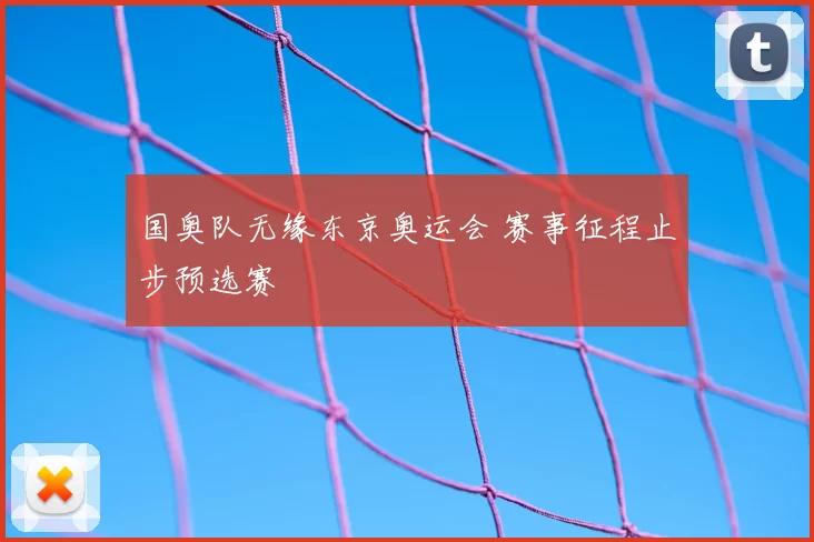 国奥队无缘东京奥运会 赛事征程止步预选赛